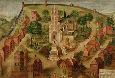 Die Kirche Saint-Gery, Cambrai, auf dem Mont des Boeufs, 1543 von Melchior Fallon